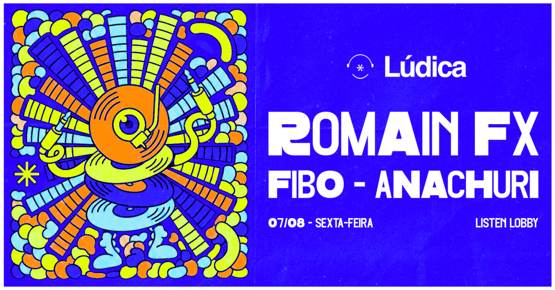 Cartaz de Lúdica c/ Romain FX