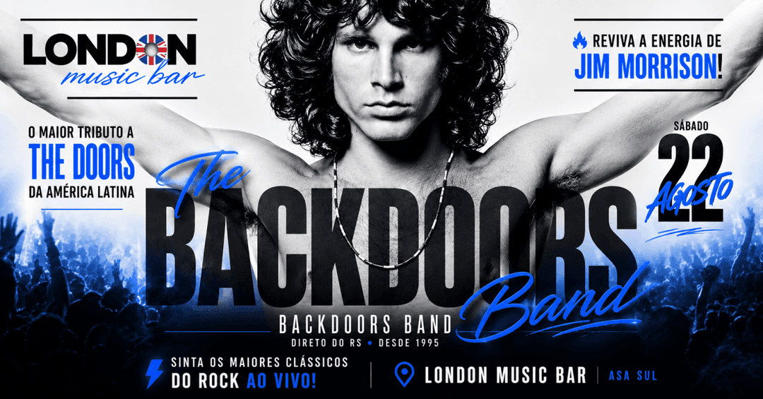 Cartaz de O MAIOR TRIBUTO A THE DOORS DA AMÉRICA LATINA EM BRASÍLIA!