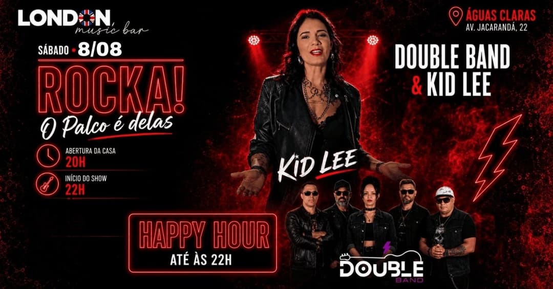 Cartaz de Festa Rock-A. O Palco é Delas!!