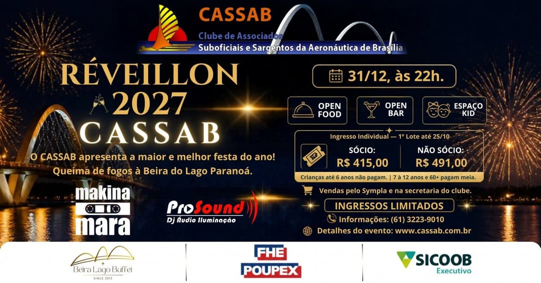 Cartaz de Réveillon 2027 CASSAB
