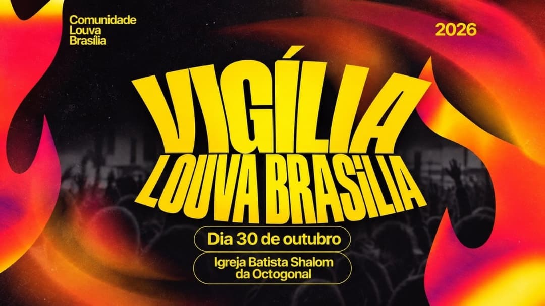 Cartaz de Vigília Louva Brasilia