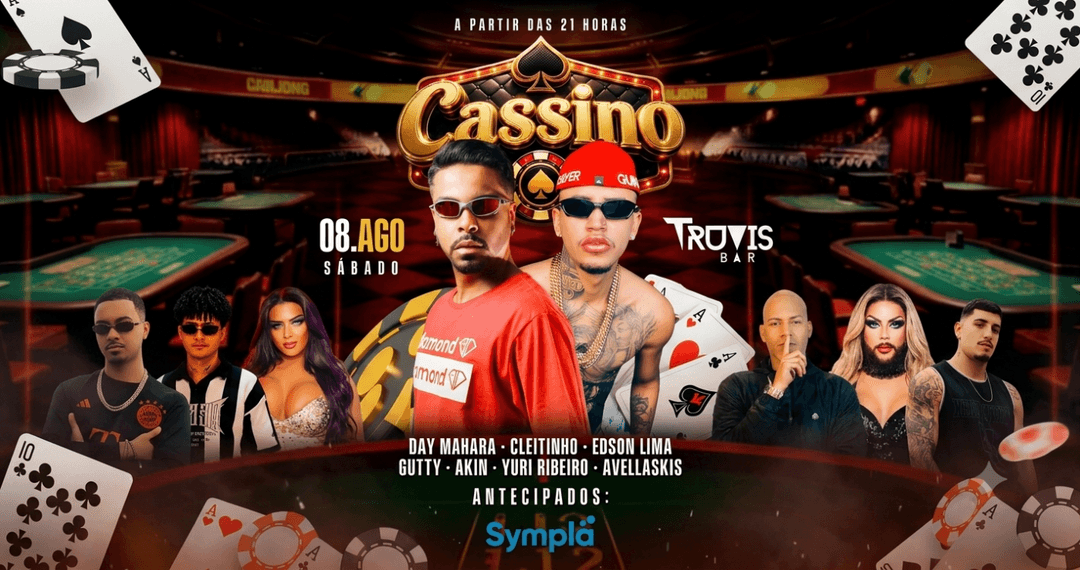Cartaz de FESTA CASSINO. ( Truvis Bar )