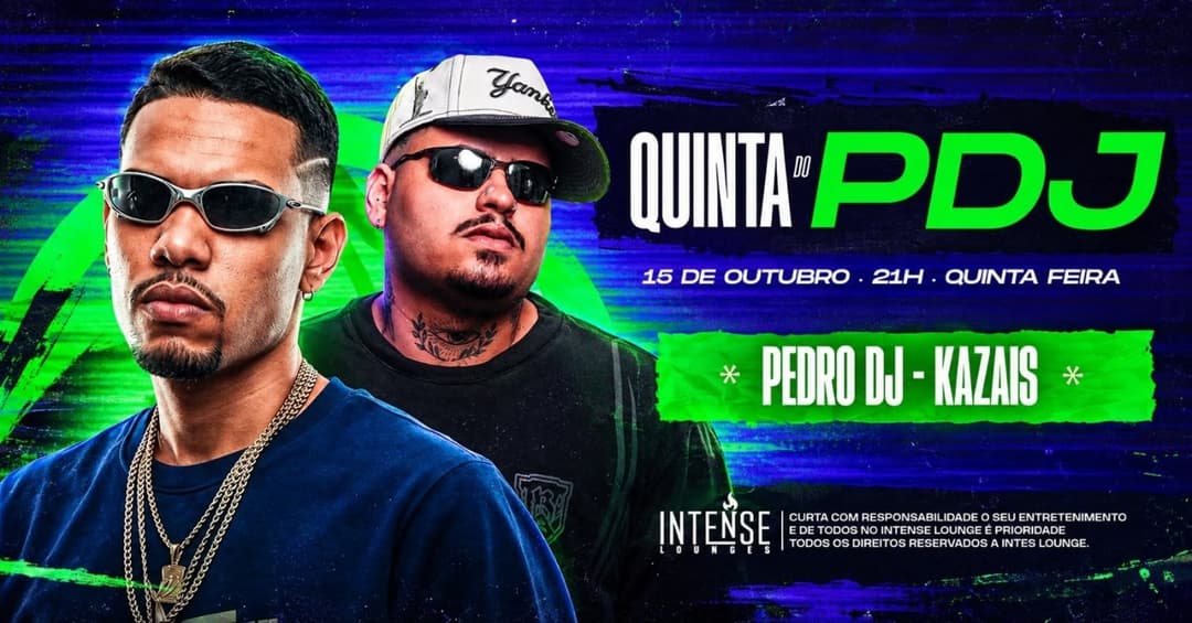 Cartaz de QUINTA DO PDJ