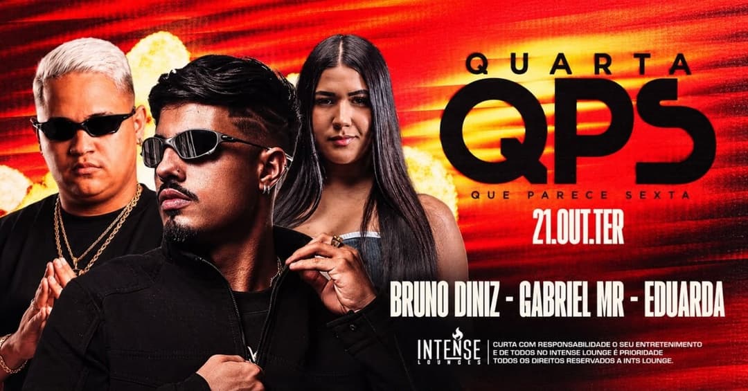 Cartaz de Quarta QPS que Parece Sexta INTENSE