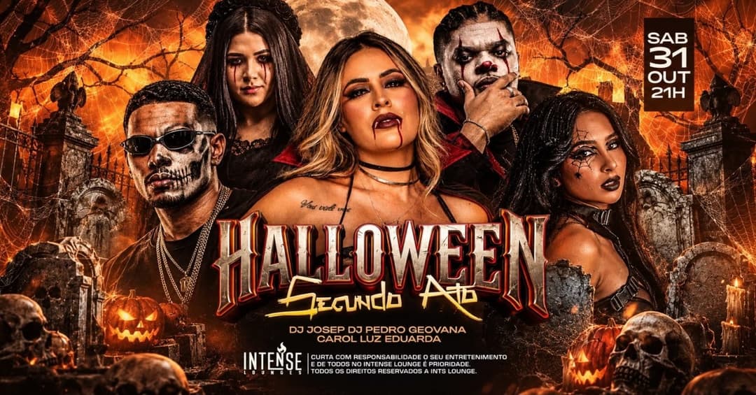 Cartaz de Halloween Segundo Ato