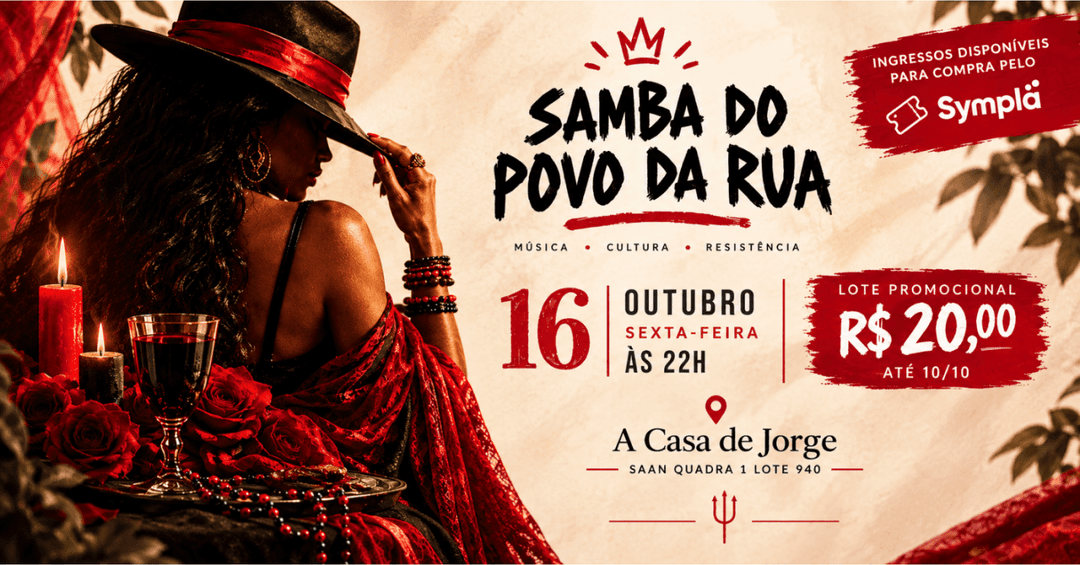 Cartaz de Samba do Povo da Rua