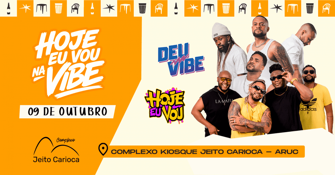 Cartaz de SEXTA DA RESENHA - HOJE EU VOU NA VIBE