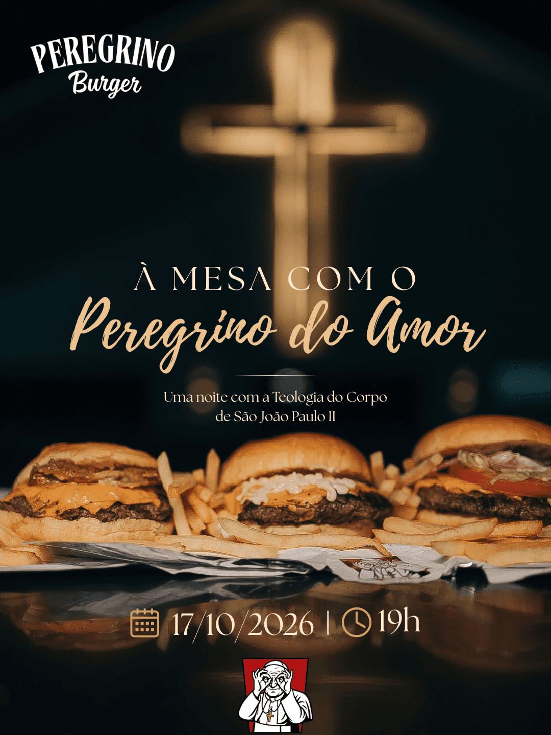 Cartaz de À Mesa com o Peregrino do Amor