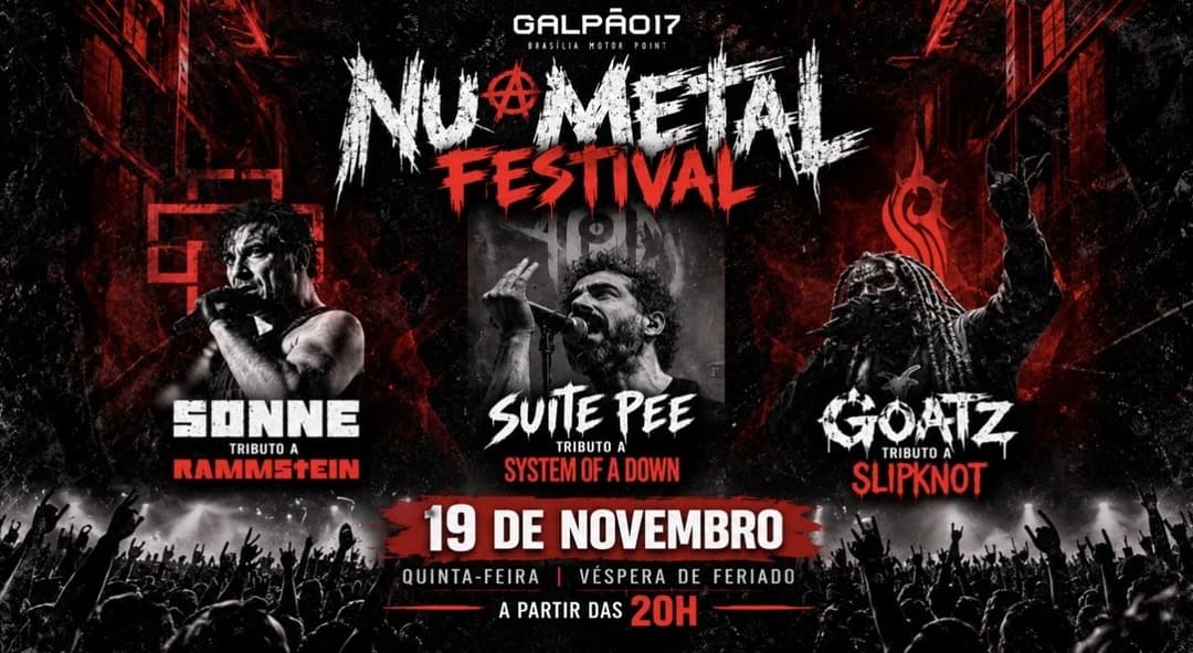 Cartaz de Nu Metal Festival - Galpão 17