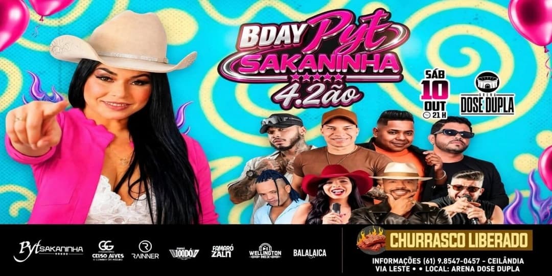 Cartaz de B- Day Pyt Sakaninha