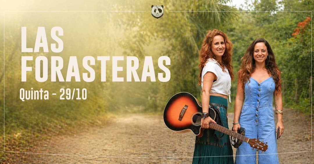 Cartaz de LAS FORASTERAS AO VIVO NO PANDA