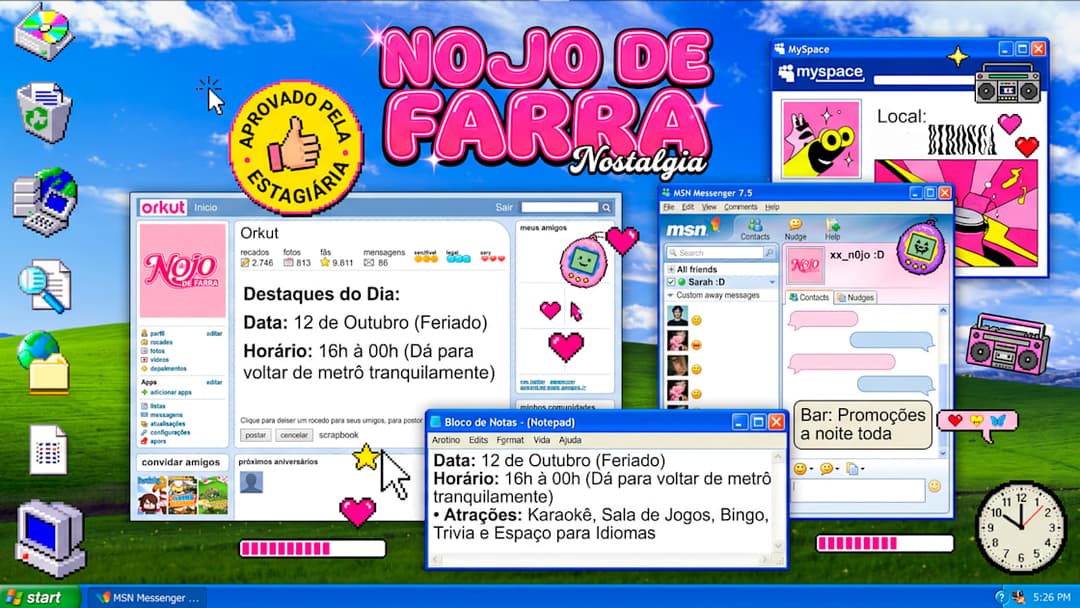 Cartaz de Nojo De Farra: Nostalgia - Especial Dia Das Crianças