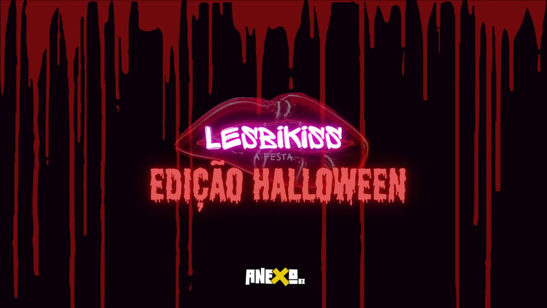 Cartaz de Festa Lesbikiss Halloween