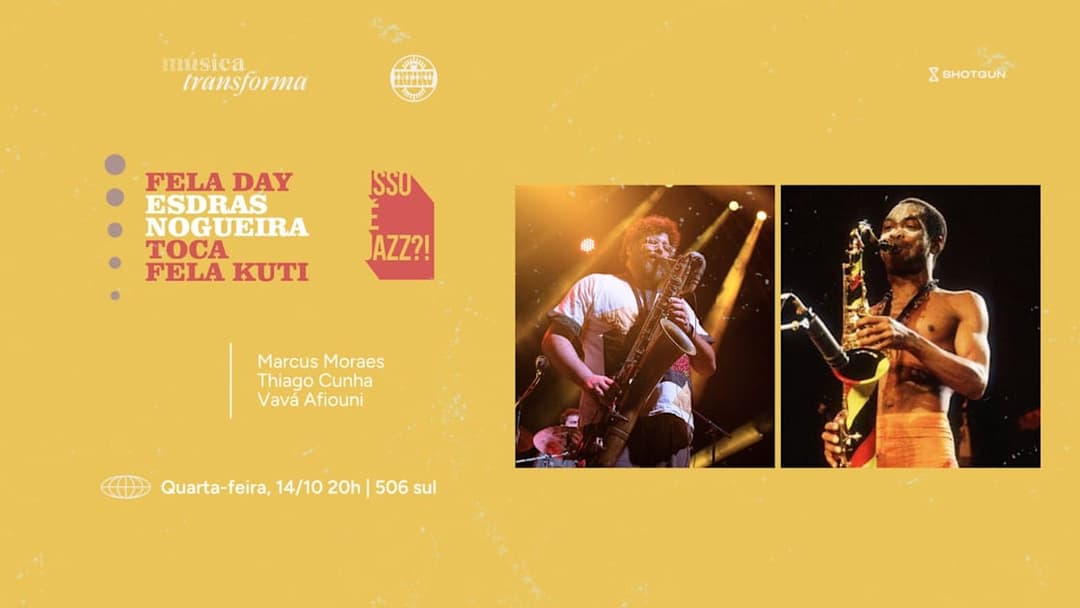 Cartaz de Isso É Jazz ?! Esdras Nogueira Toca Fela Kuti