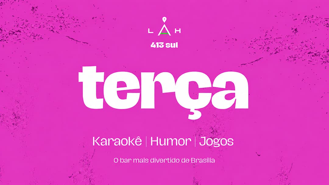 Cartaz de Terça Com Karaokê