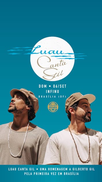Cartaz de Luau Canta Gil Em Brasília