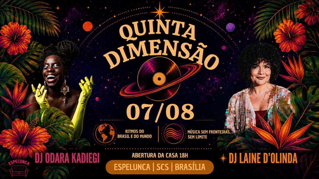 Cartaz de Quinta Dimensão (Odara Kadiegi + Laine D'olinda)