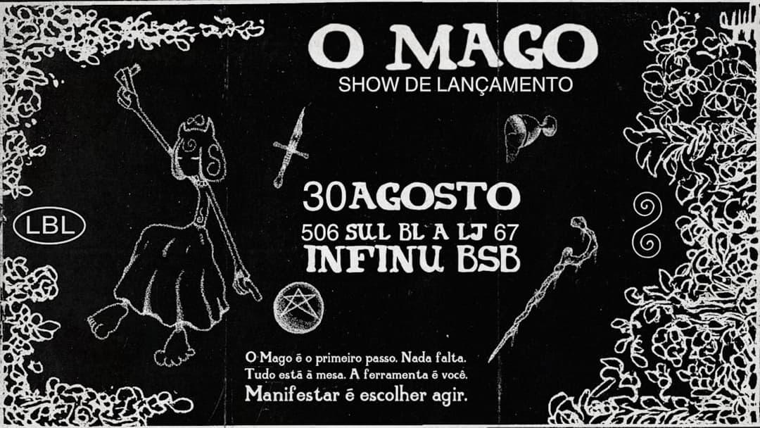 Cartaz de Miseryswin: Lançamento Do Álbum 'o Mago' Em Brasília