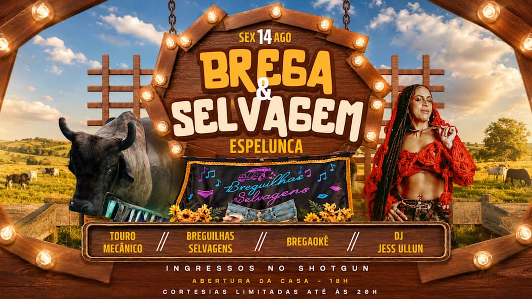 Cartaz de Brega E Selvagem (Breguilhas Selvagens+Jess+ Bregaoke)