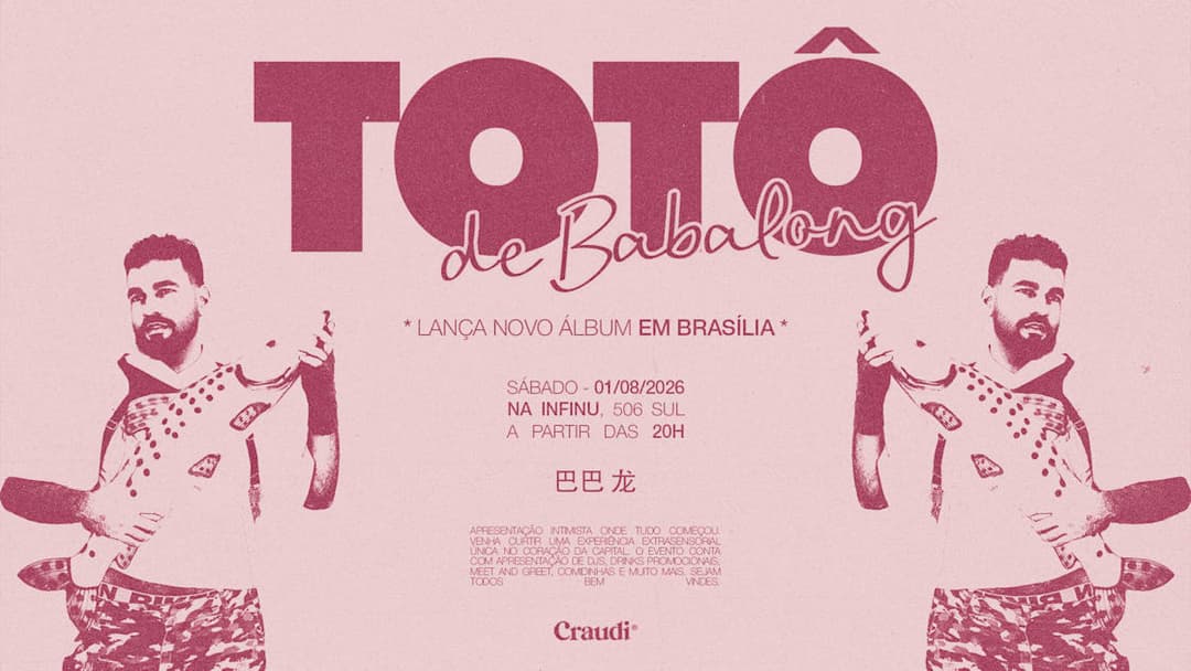 Cartaz de Totô De Babalong: Lançamento Do Novo Album Em Brasília