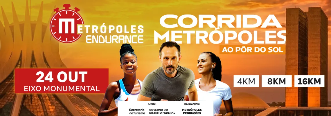 Cartaz de METRÓPOLES ENDURANCE CORRIDA 2026