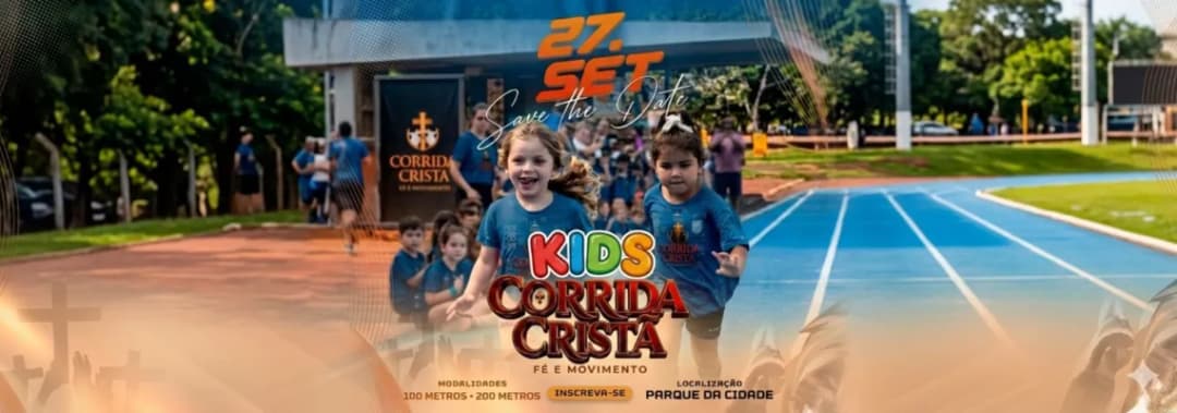Cartaz de Corrida Cristã Kids