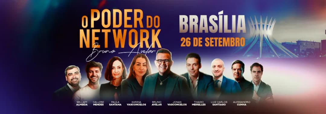 Cartaz de Poder do Network BRASÍLIA 2026